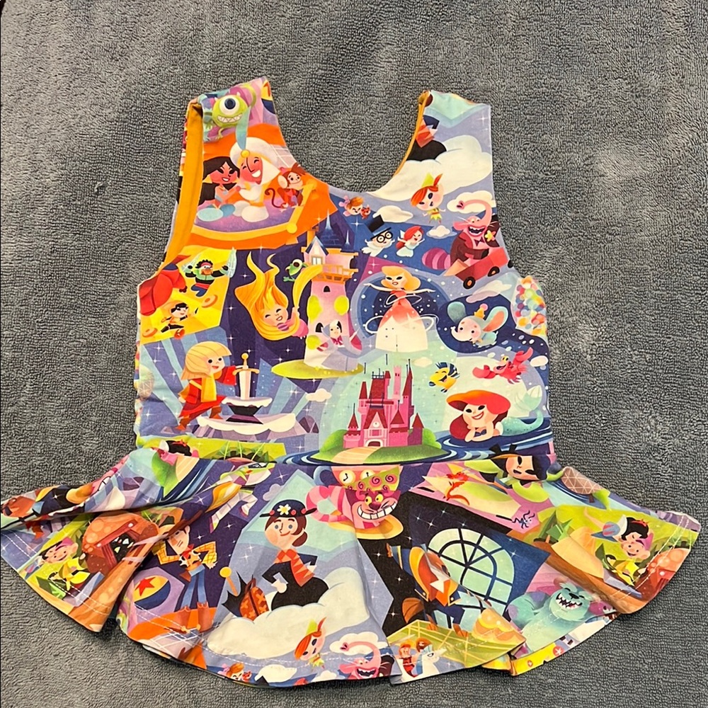 Custom Lunas Ruffle Buns Disney print shirt